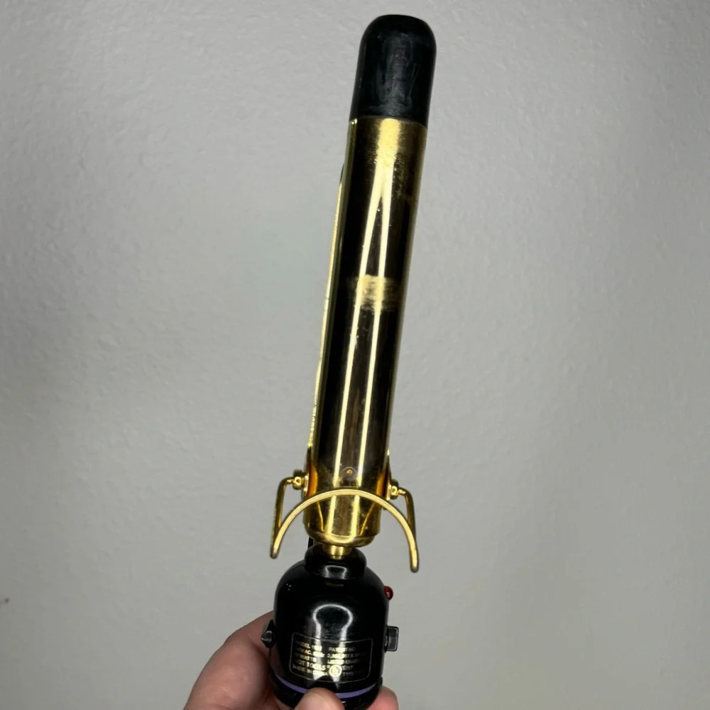 Hot Tools Gold Barrel Curling Iron‎ 1” Wand? - Used- See Description